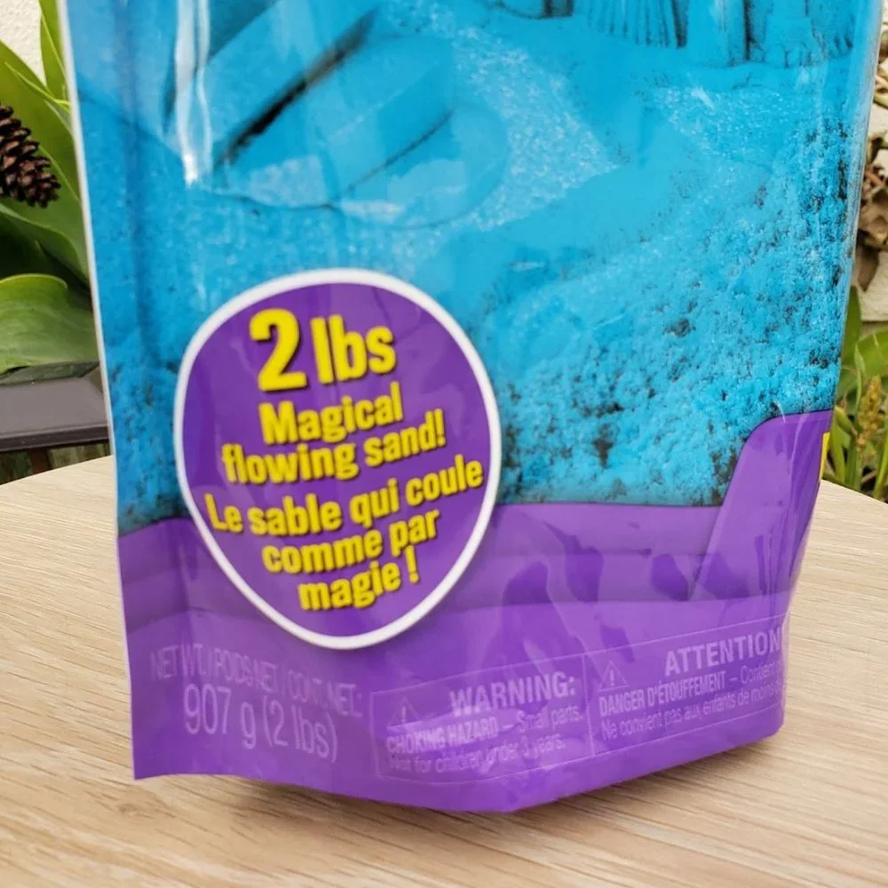 New 2 lbs Kinetic sand blue color 2 pounds Preschool Kindergarten School Easter